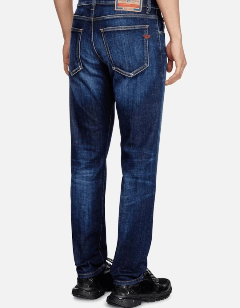 2019 D-STRUKT Slim Fit Dark Wash Blue Jeans