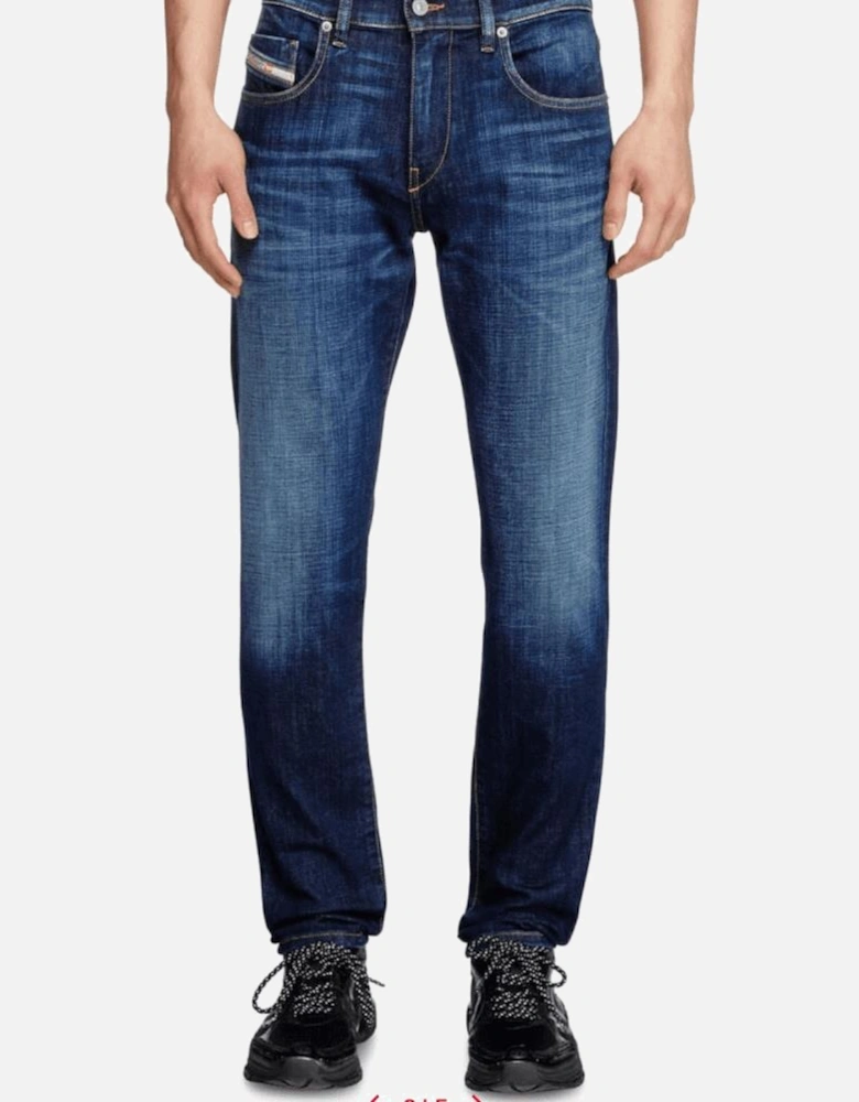 2019 D-STRUKT Slim Fit Dark Wash Blue Jeans