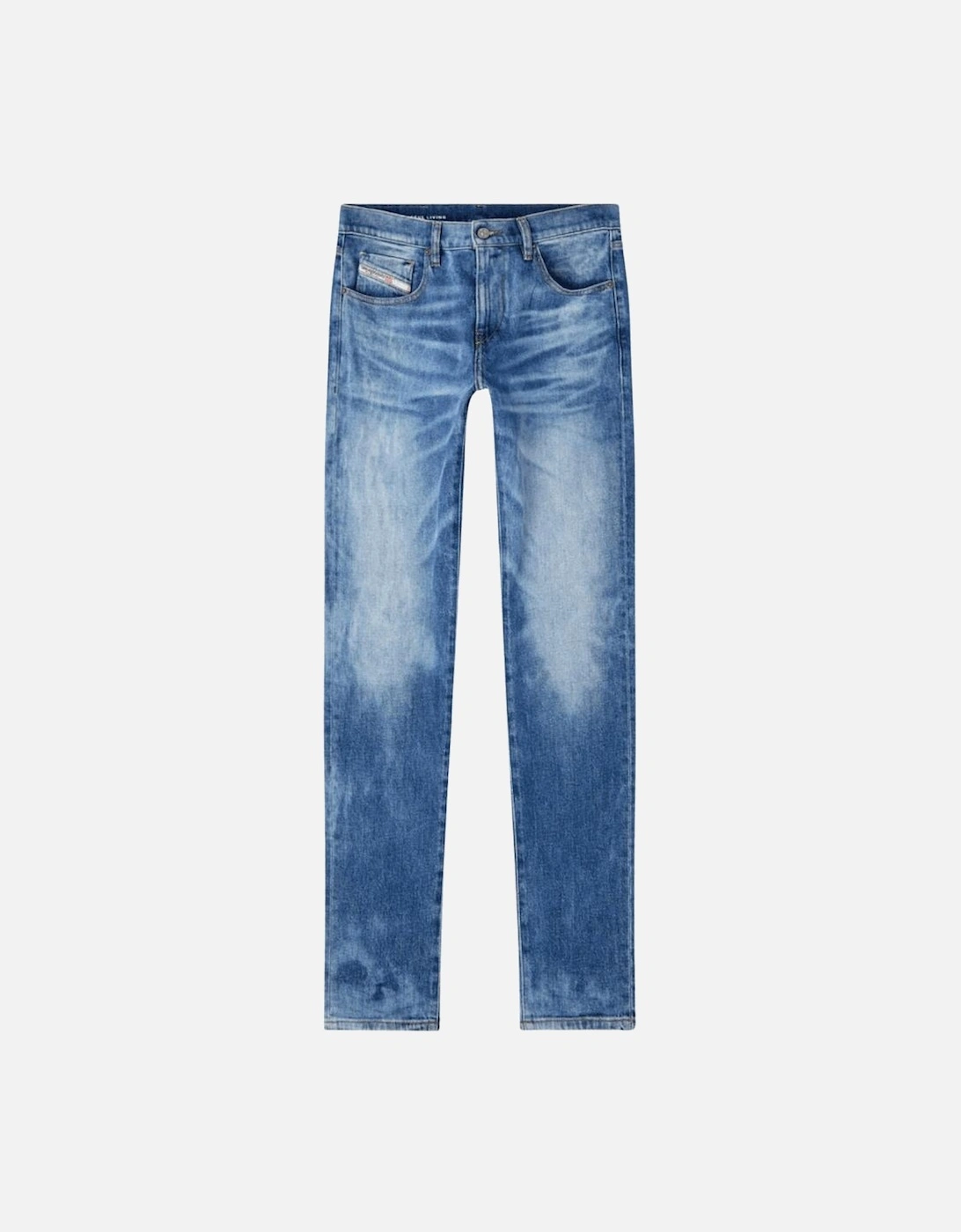 2019 D-STRUKT Slim Fit Mid Wash Blue Jeans, 5 of 4