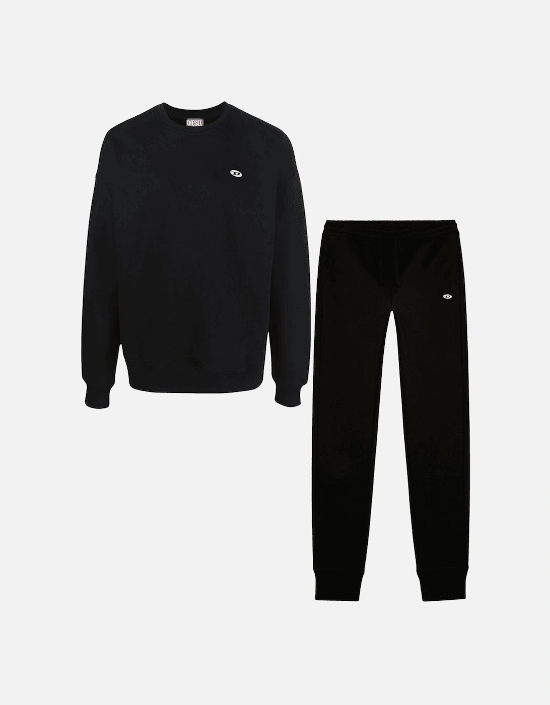 Doval Round Neck Black Tracksuit, 7 of 6