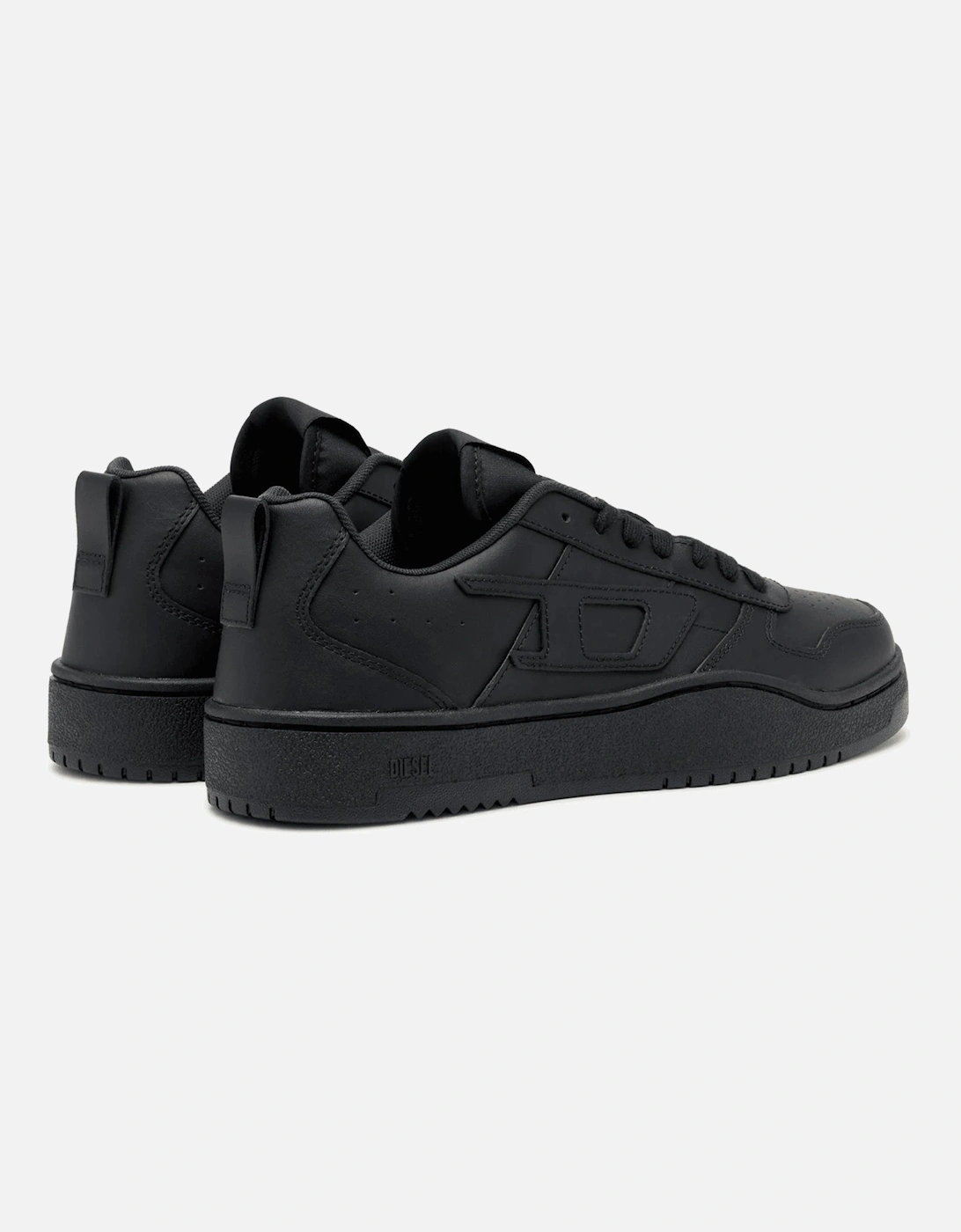 UKIYO Triple Black Leather Sneaker Trainers