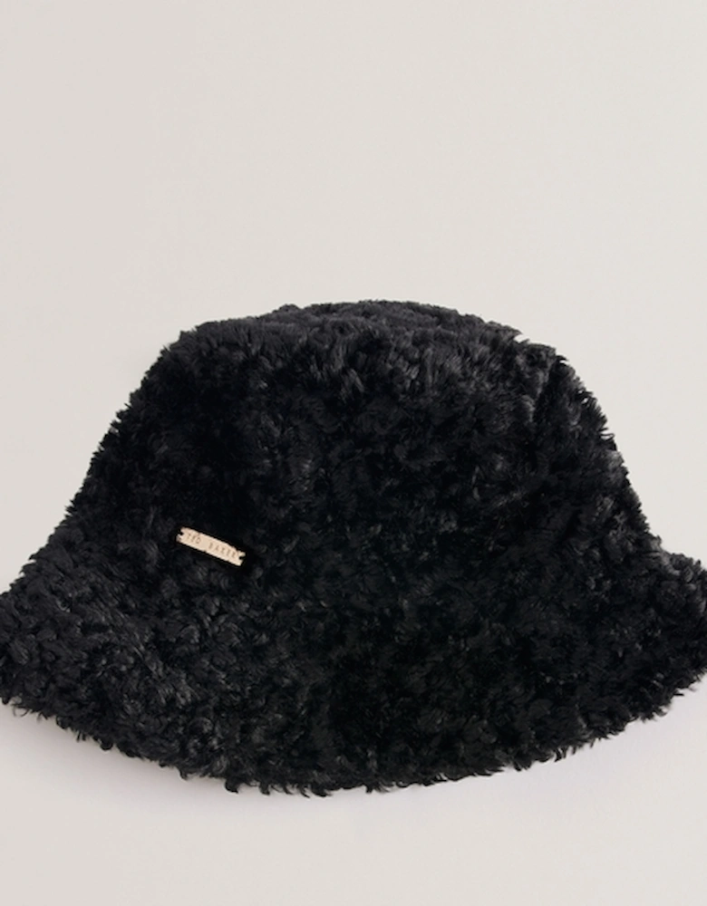 Fluffyi Faux Shearling Bucket Hat