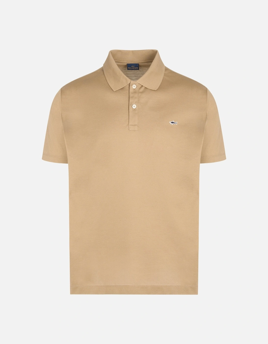 Shark Badge Pique Polo Beige, 3 of 2