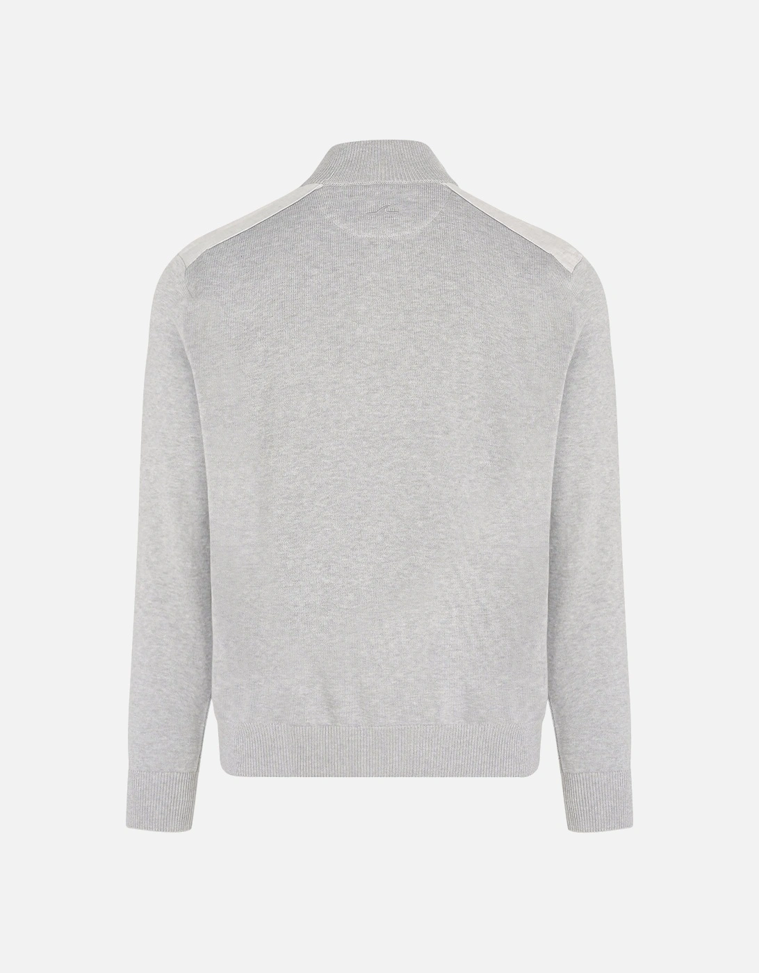 Linen Fresco Cotton 1/4 Zip Grey