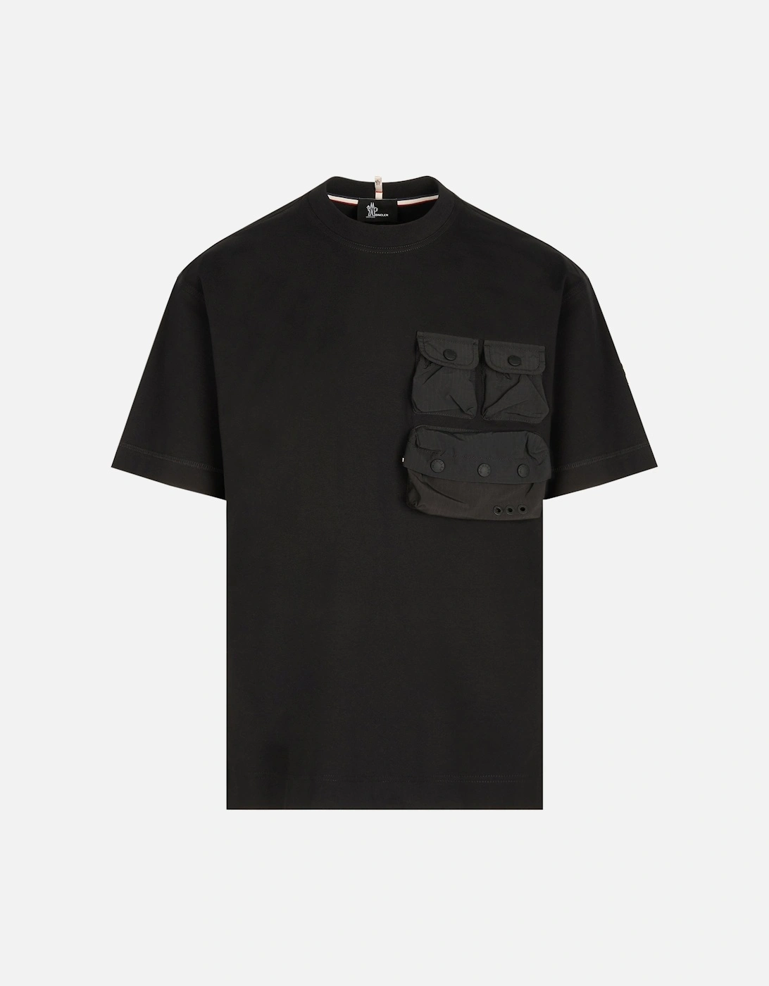 Pocket Cotton T-Shirt Black, 3 of 2