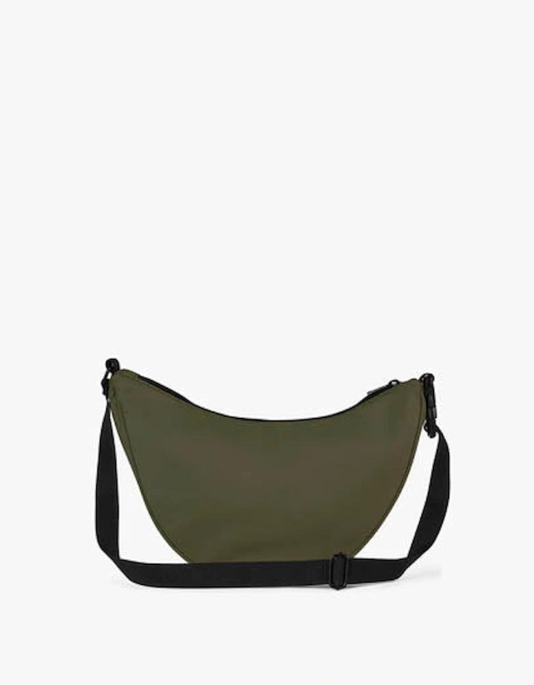 Medium Nylon Wave Crossbody Bag - Tarmac Green