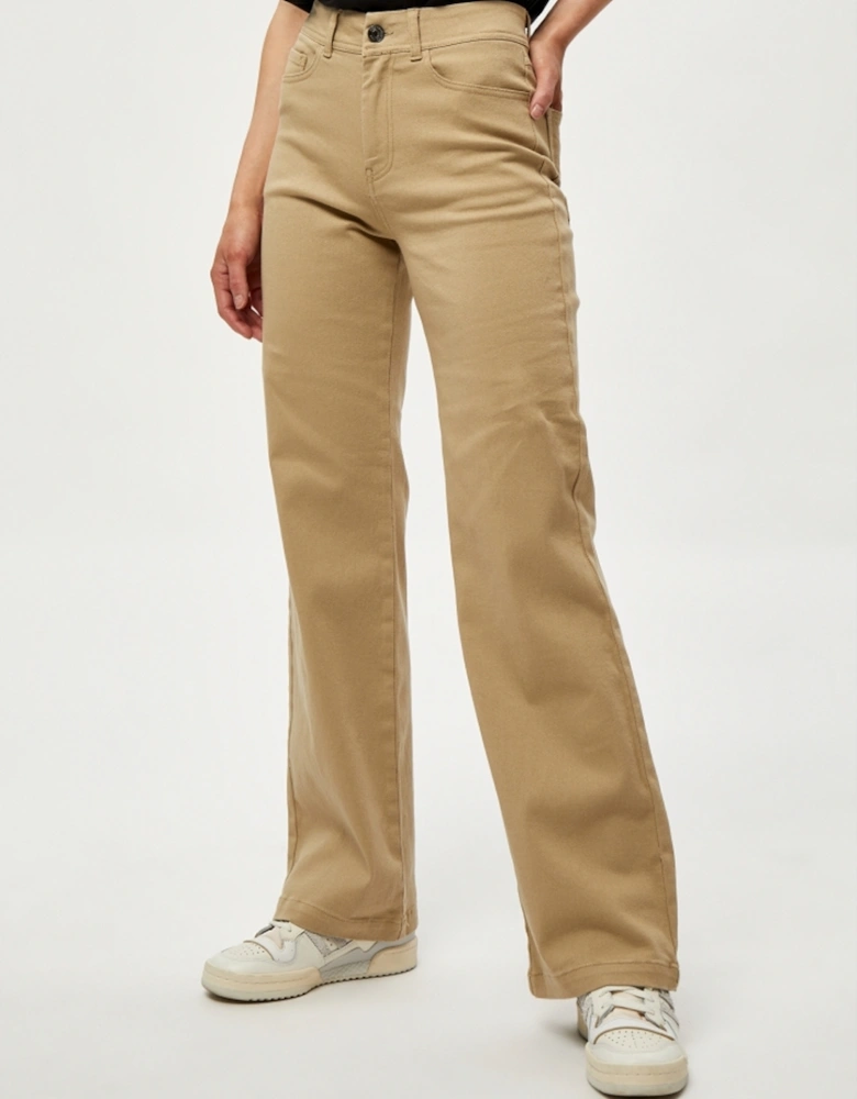 Women's Florence Five Pocket Jeans Pale Khaki