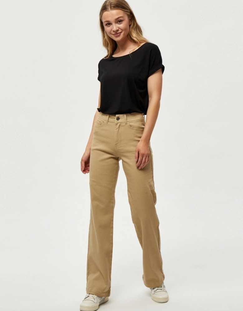 Women's Florence Five Pocket Jeans Pale Khaki