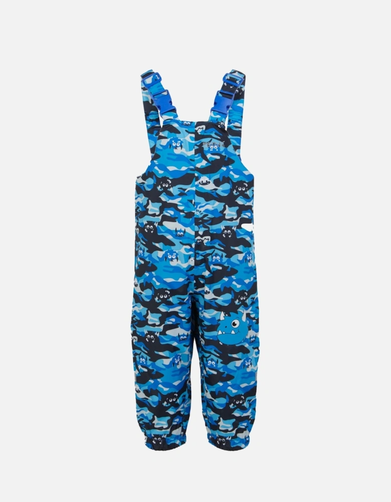 Childrens/Kids Animal Rainy Day Spike The Monster Dungarees