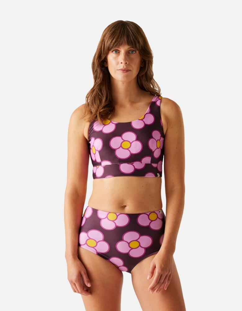 Womens/Ladies Orla Kiely Spinning Flower Reversible Bikini Set