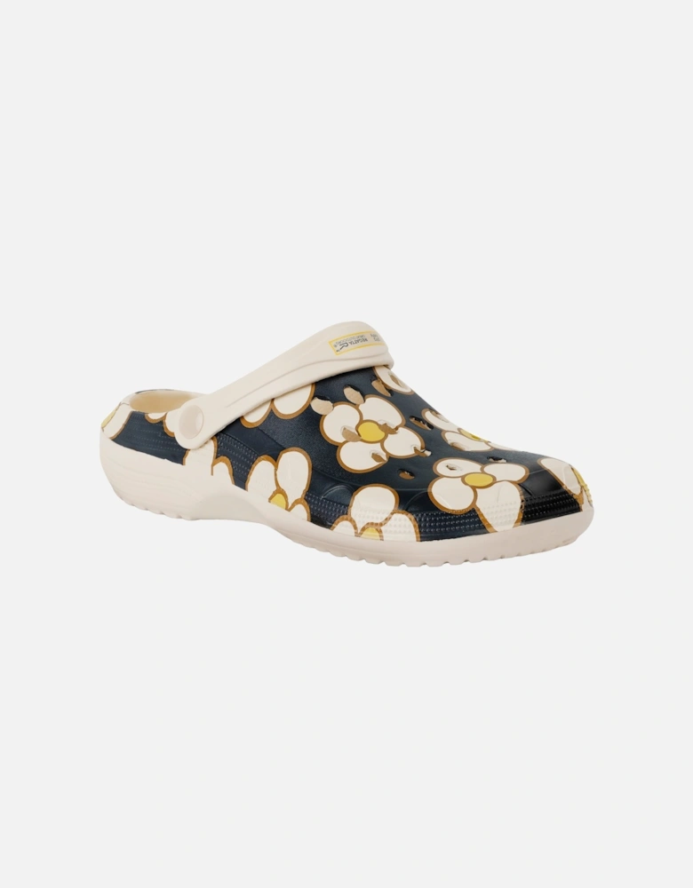 Womens/Ladies Orla Kiely Spinning Flower Clogs