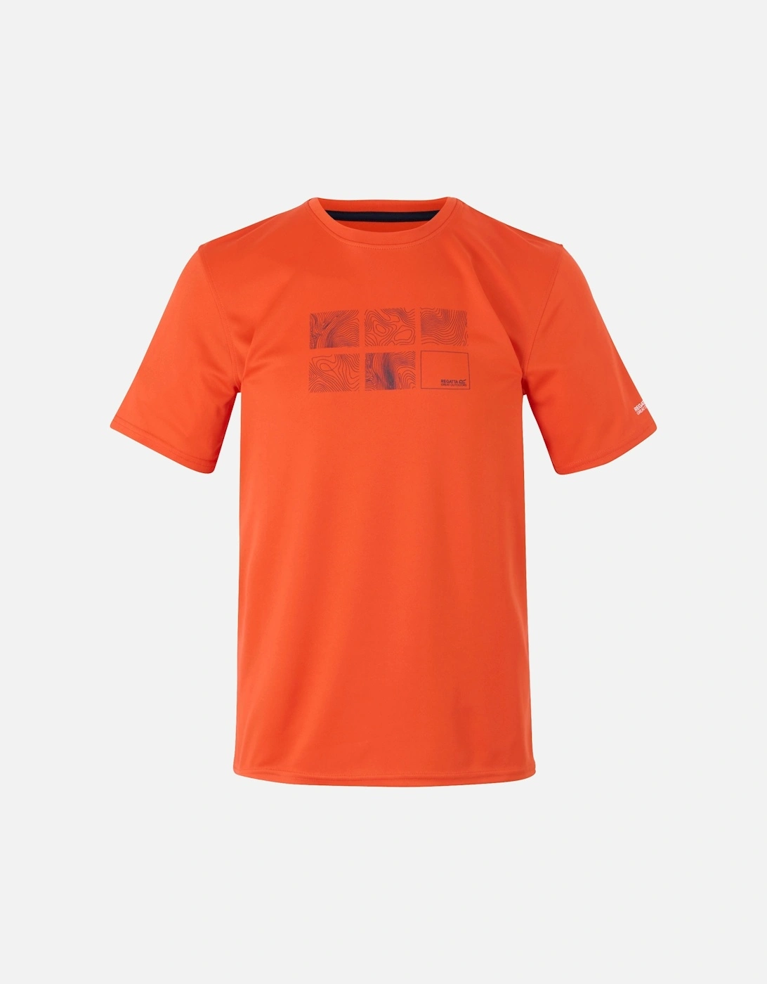 Mens Fingal IX Topographic T-Shirt, 5 of 4