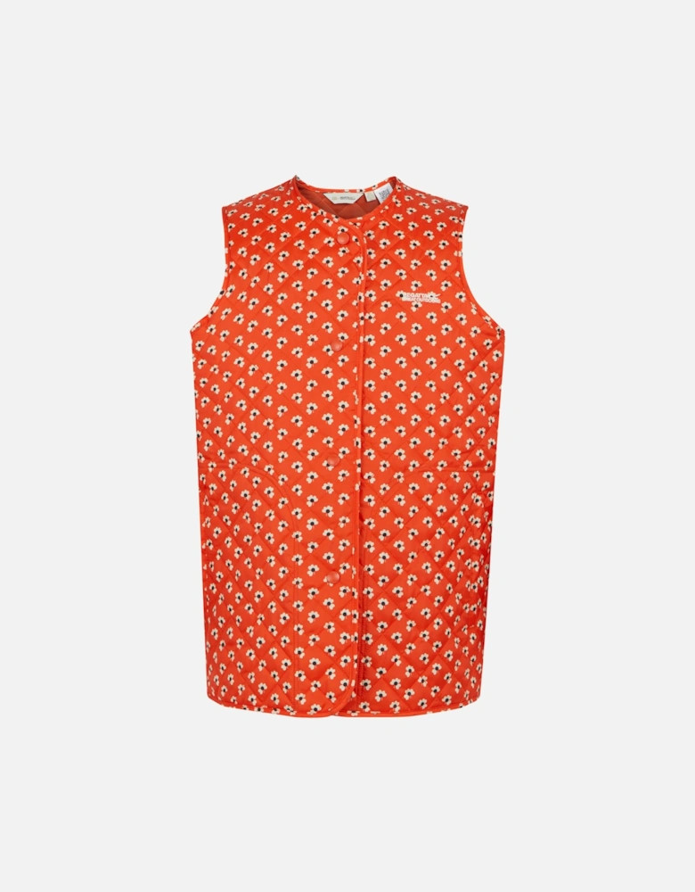 Womens/Ladies Orla Kiely Clover Quilted Gilet