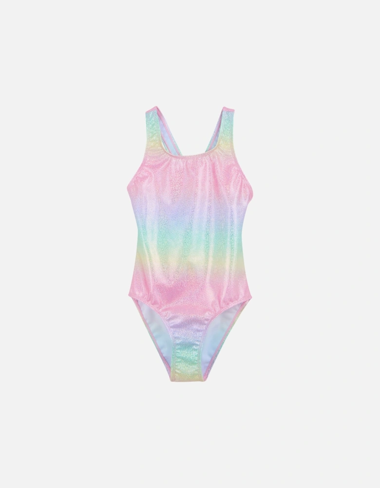 Girls Katrisse Mermaid Shimmer One Piece Swimsuit