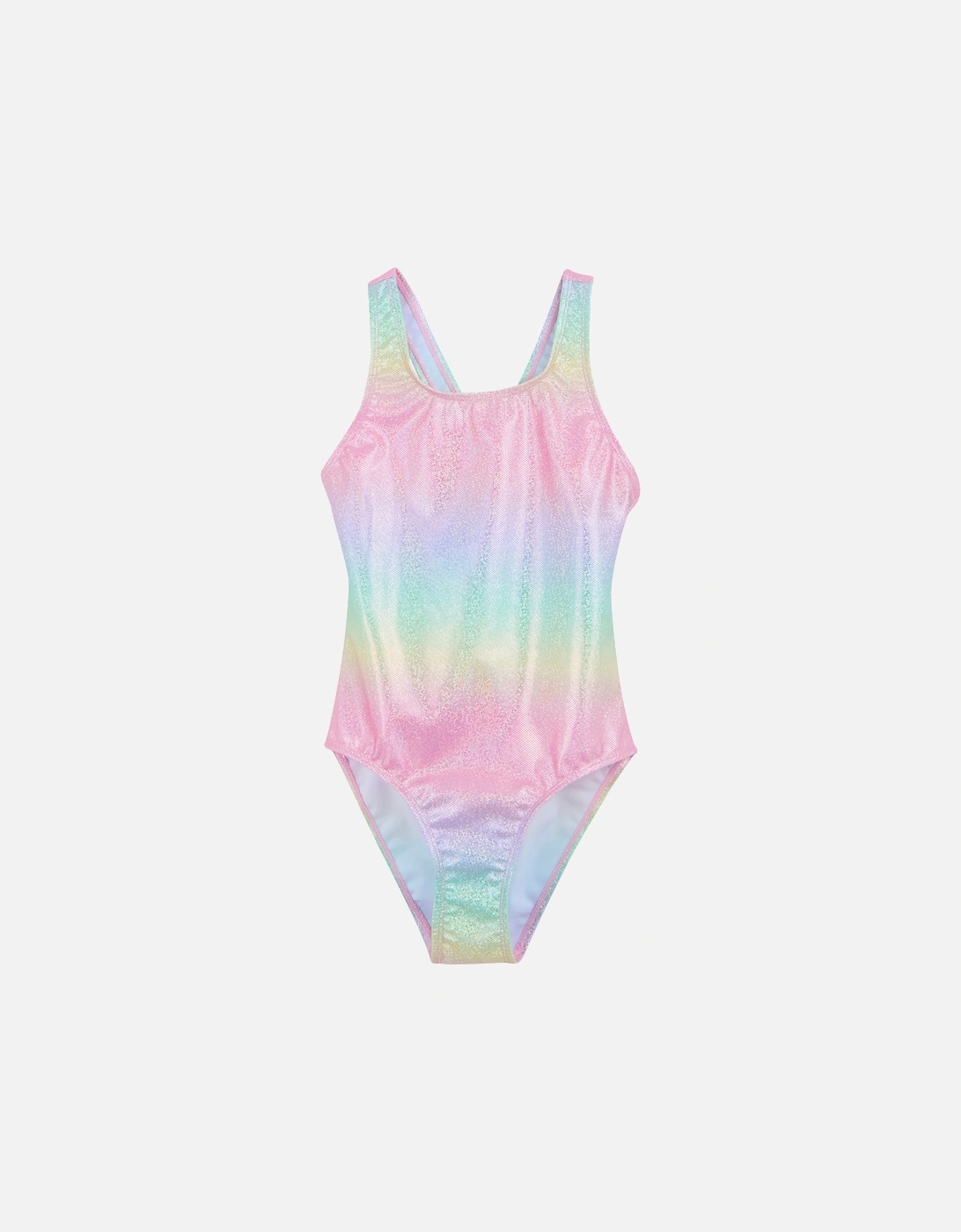 Girls Katrisse Mermaid Shimmer One Piece Swimsuit, 5 of 4