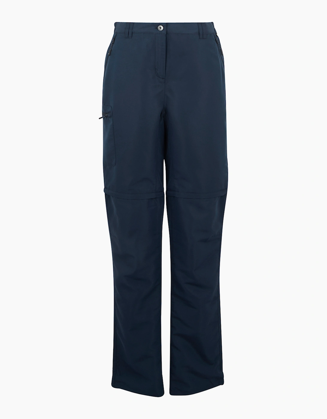 Regatta Women's Navy / Chaska Iii Zip-Off Hiking Trousers  Size 14 Uk R