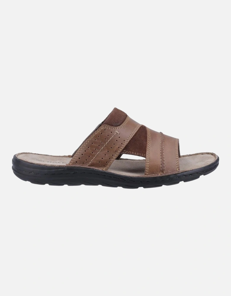 Mens Archer Leather Mule Sandals