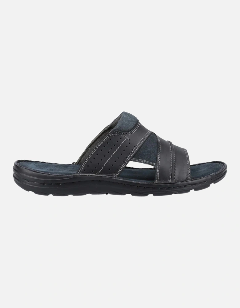 Mens Archer Leather Mule Sandals