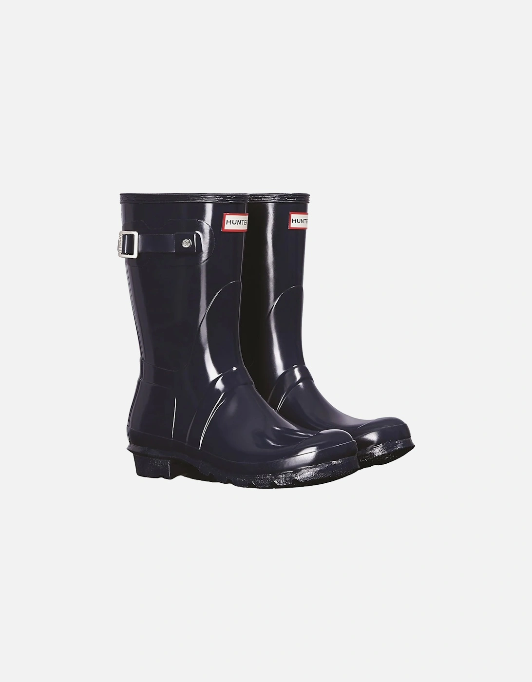 Womens Hunter Womens/Ladies Original Short Wellington Boots - Navy - Size: 4