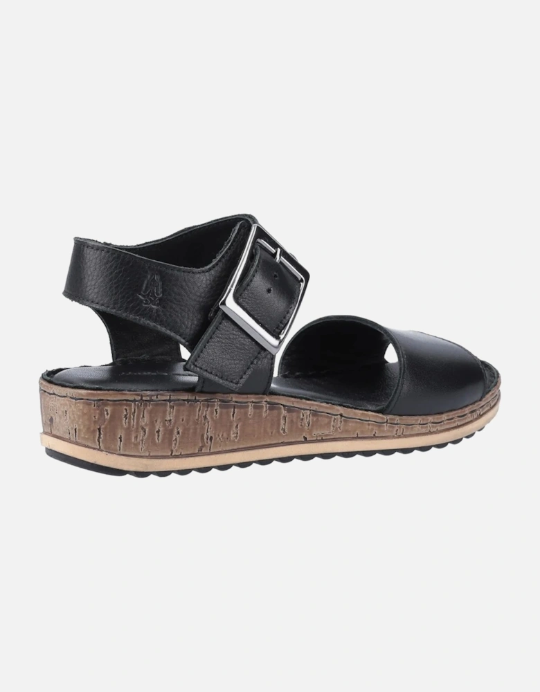 Womens/Ladies Ellie Leather Wide Sandals