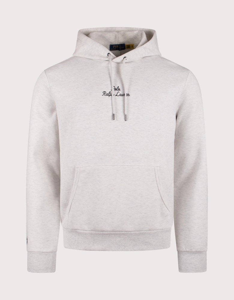 Script Chest Logo Hoodie