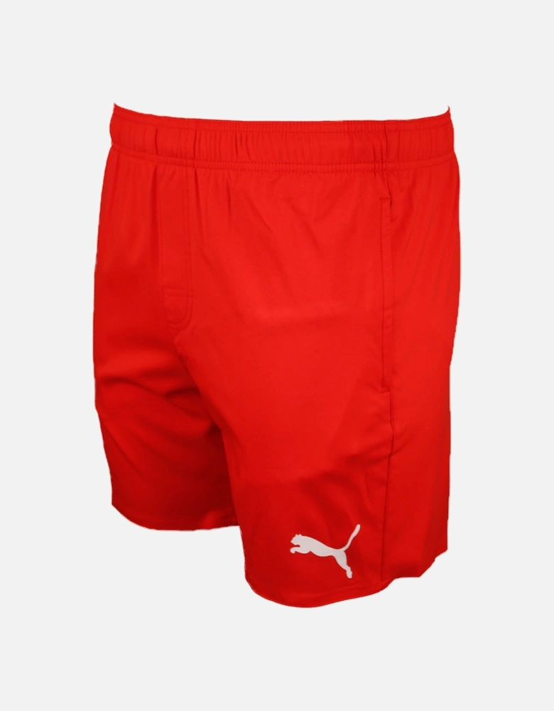 Mid-Length Swim Shorts, Red