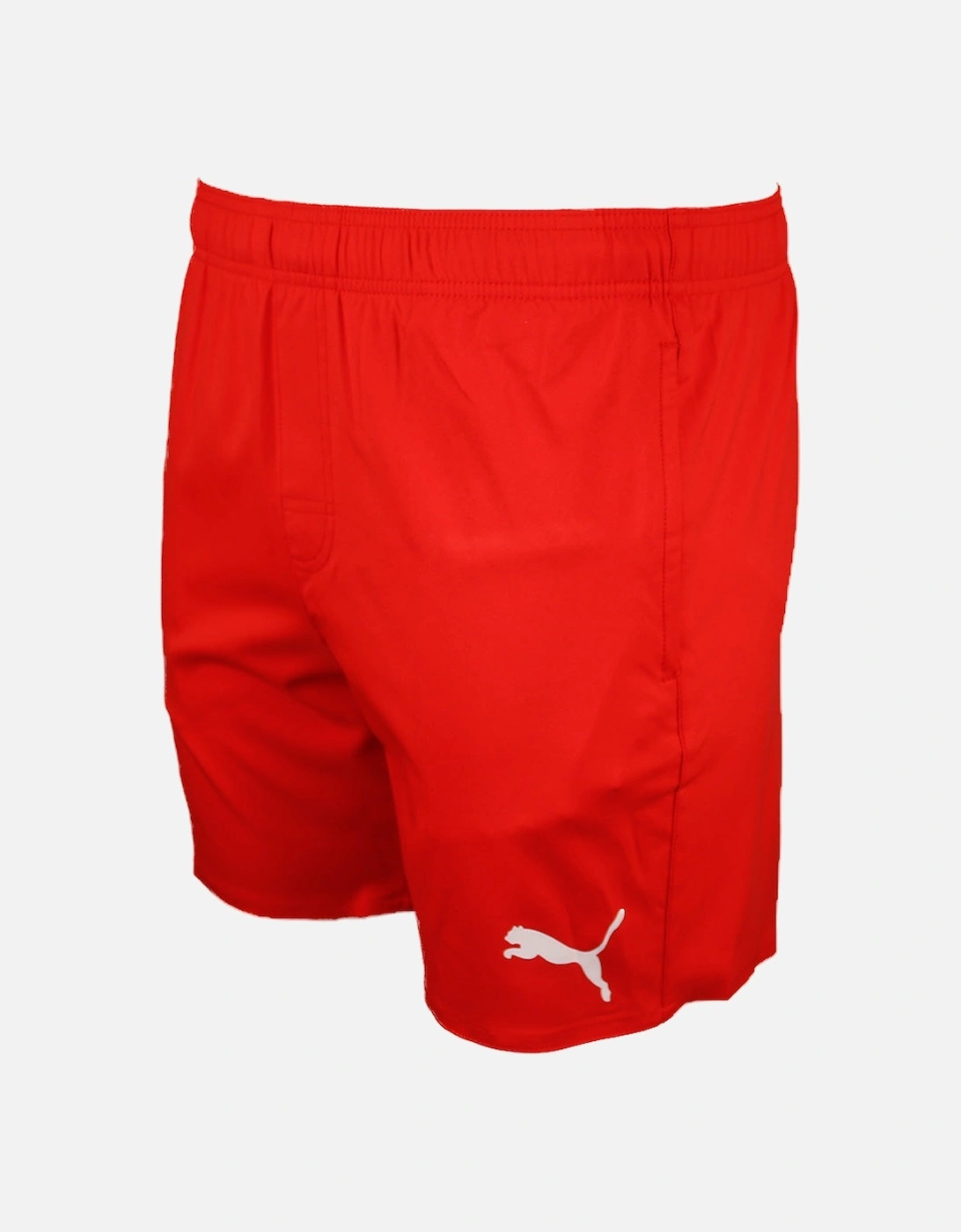 Mid-Length Swim Shorts, Red