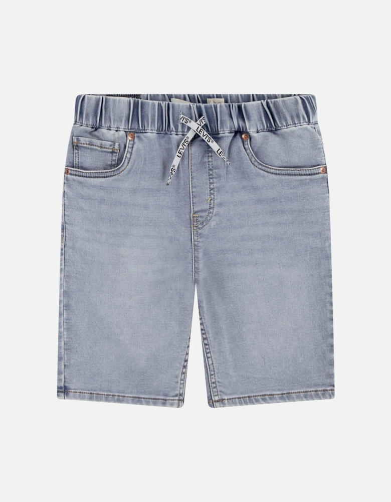 Boys Skinny Fit Dobby Short - Light Blue