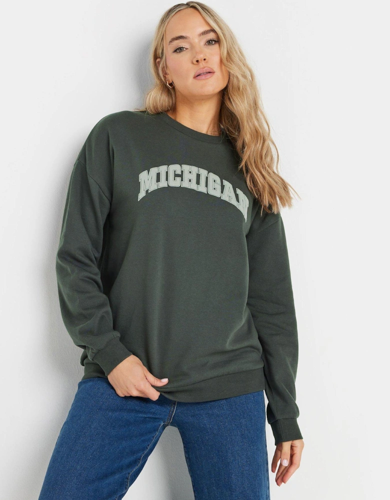 Slogan Sweatshirt - Grey