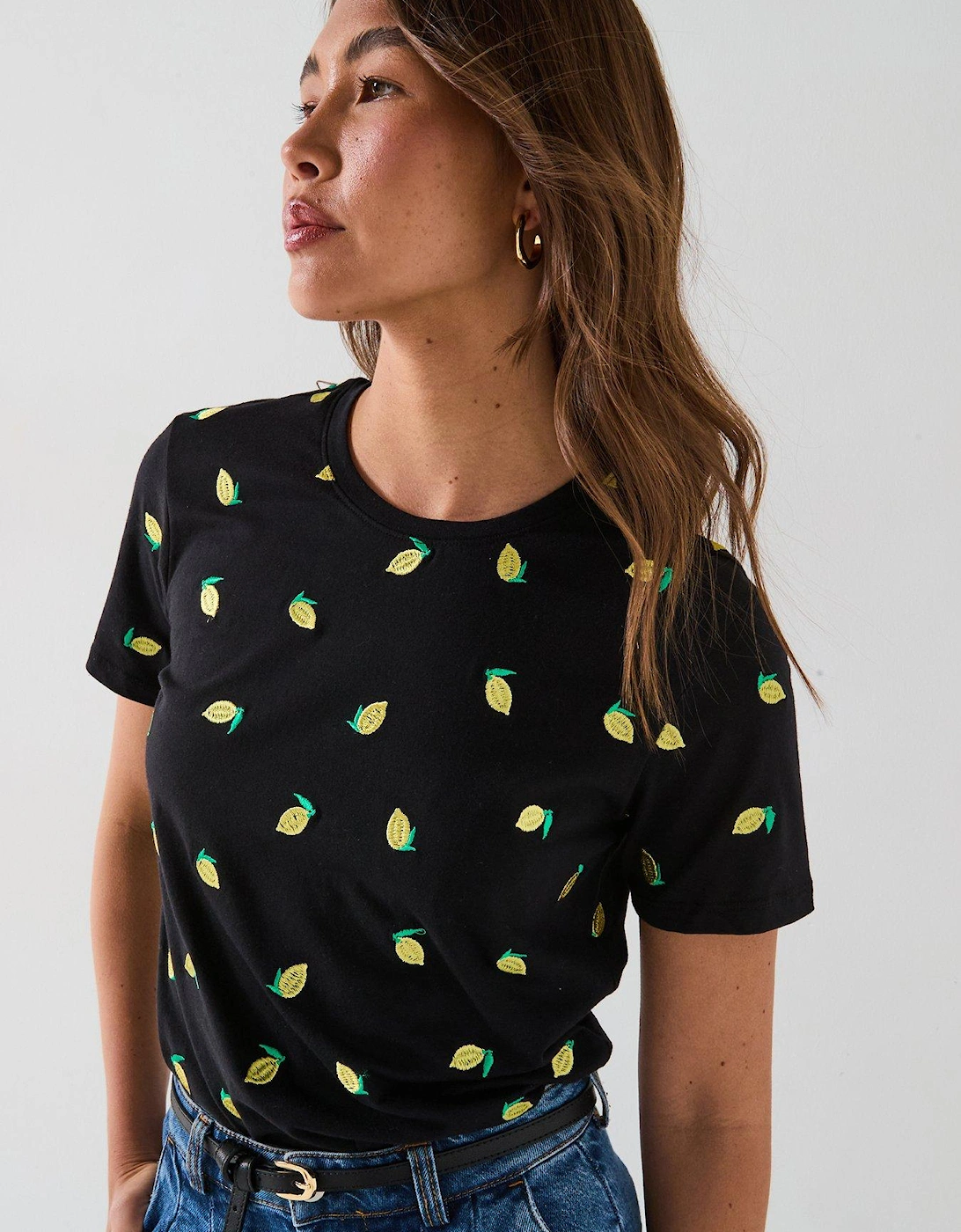 All Over Embroidered T-Shirt - Multi, 2 of 1