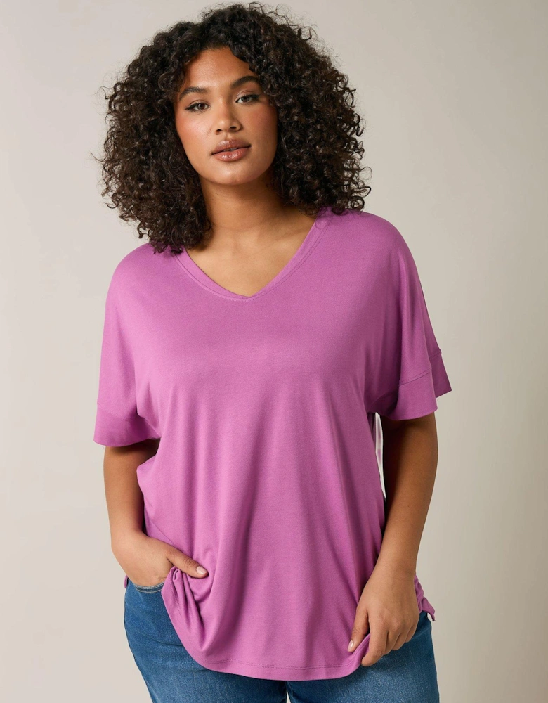 Modal Rich T-Shirt - Pink