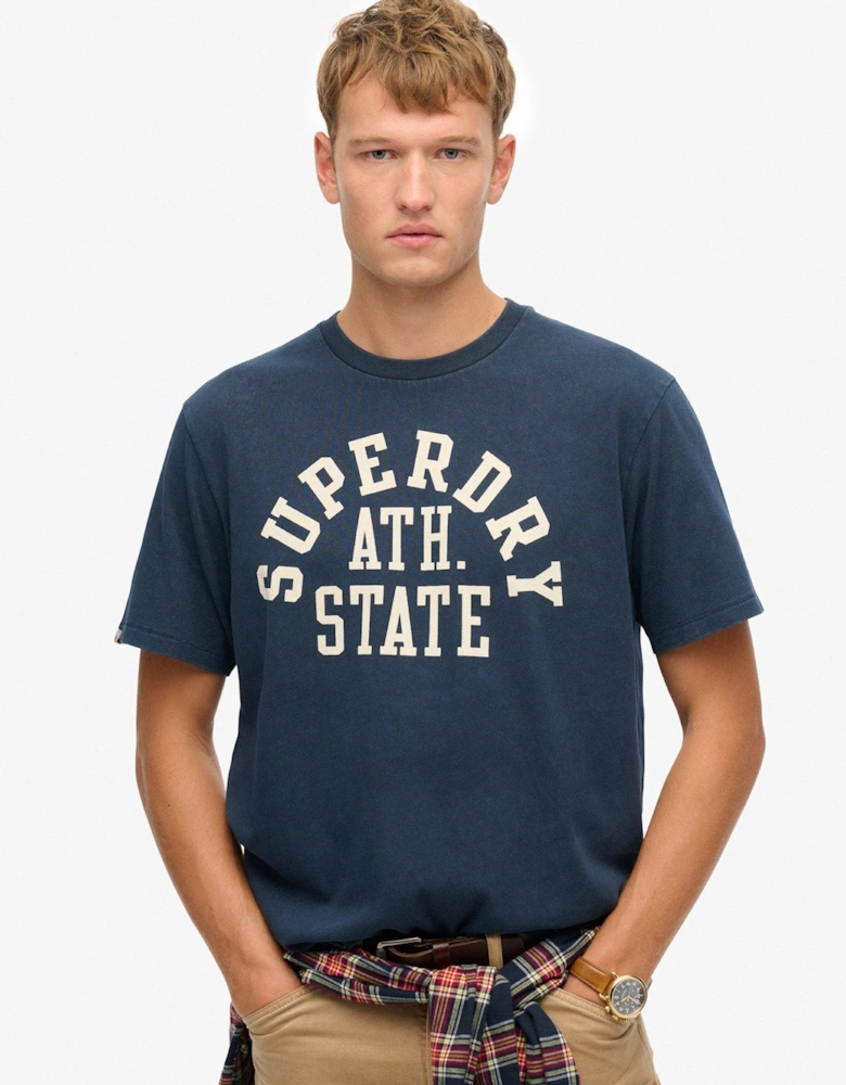 Athletics Graphic T-Shirt-Navy