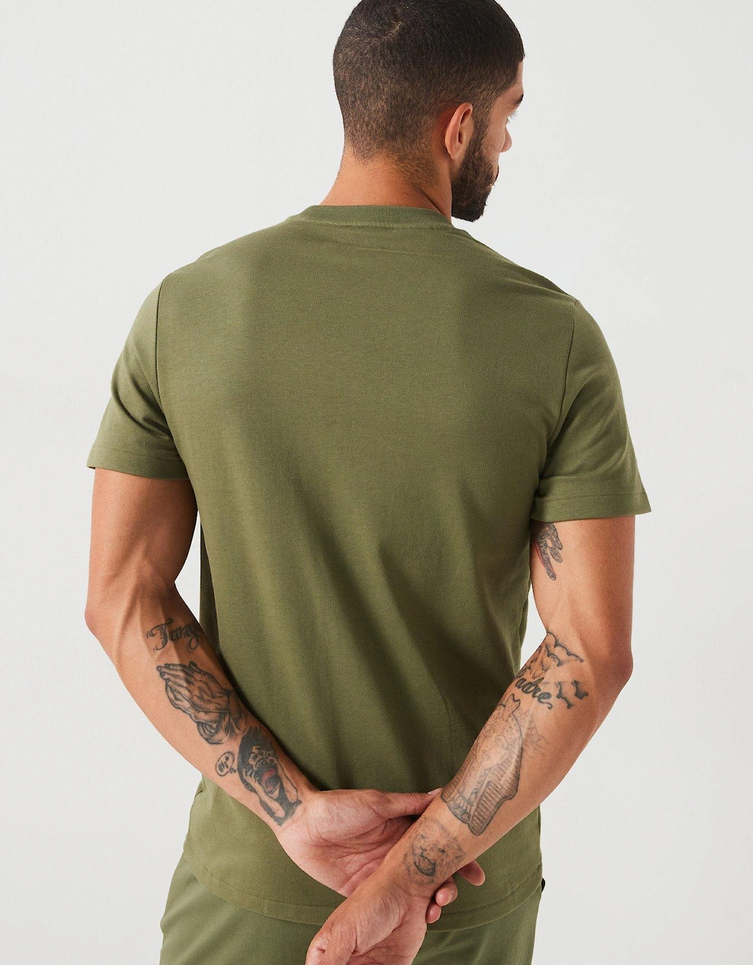 Side Logo Loungewear T-shirt - Green