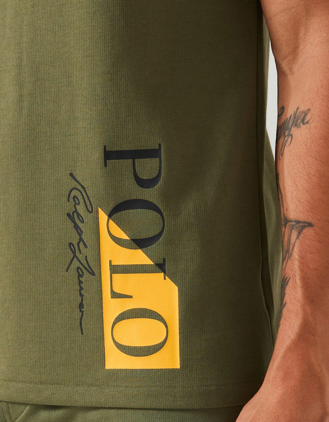 Side Logo Loungewear T-shirt - Green