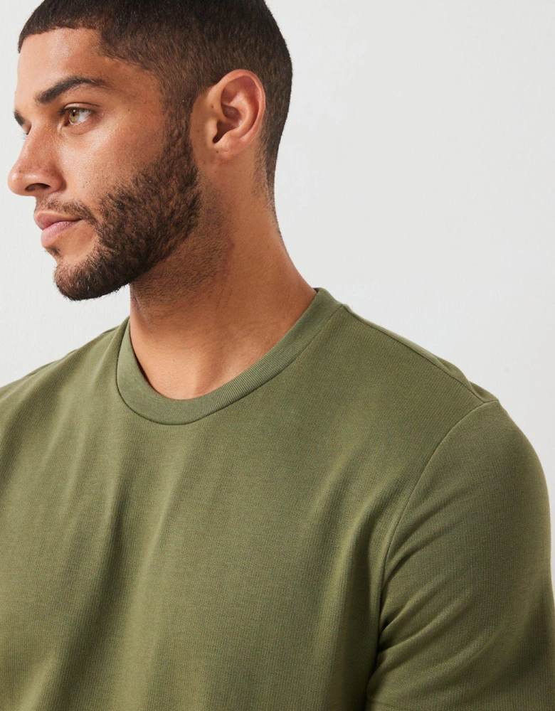 Side Logo Loungewear T-shirt - Green