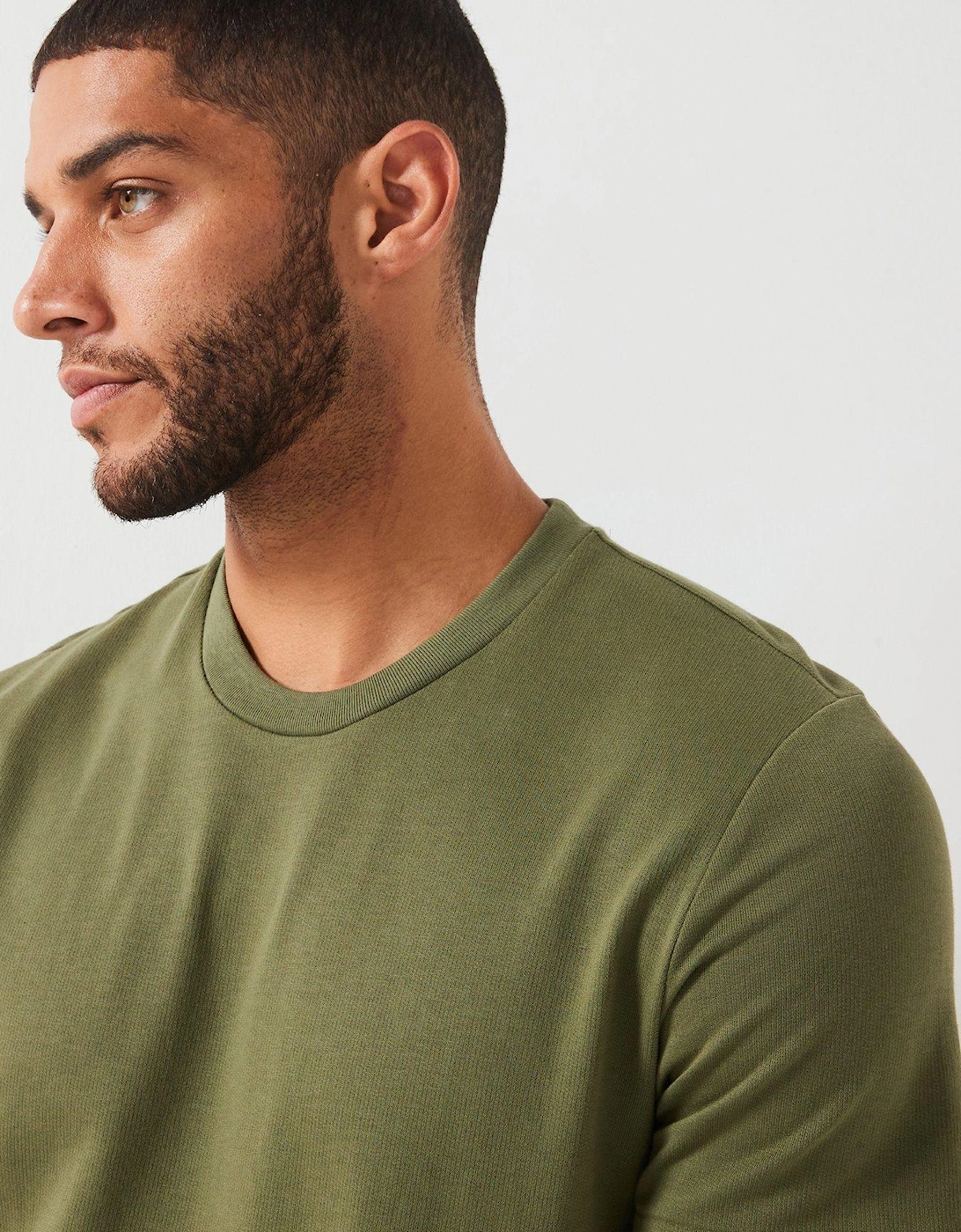 Side Logo Loungewear T-shirt - Green