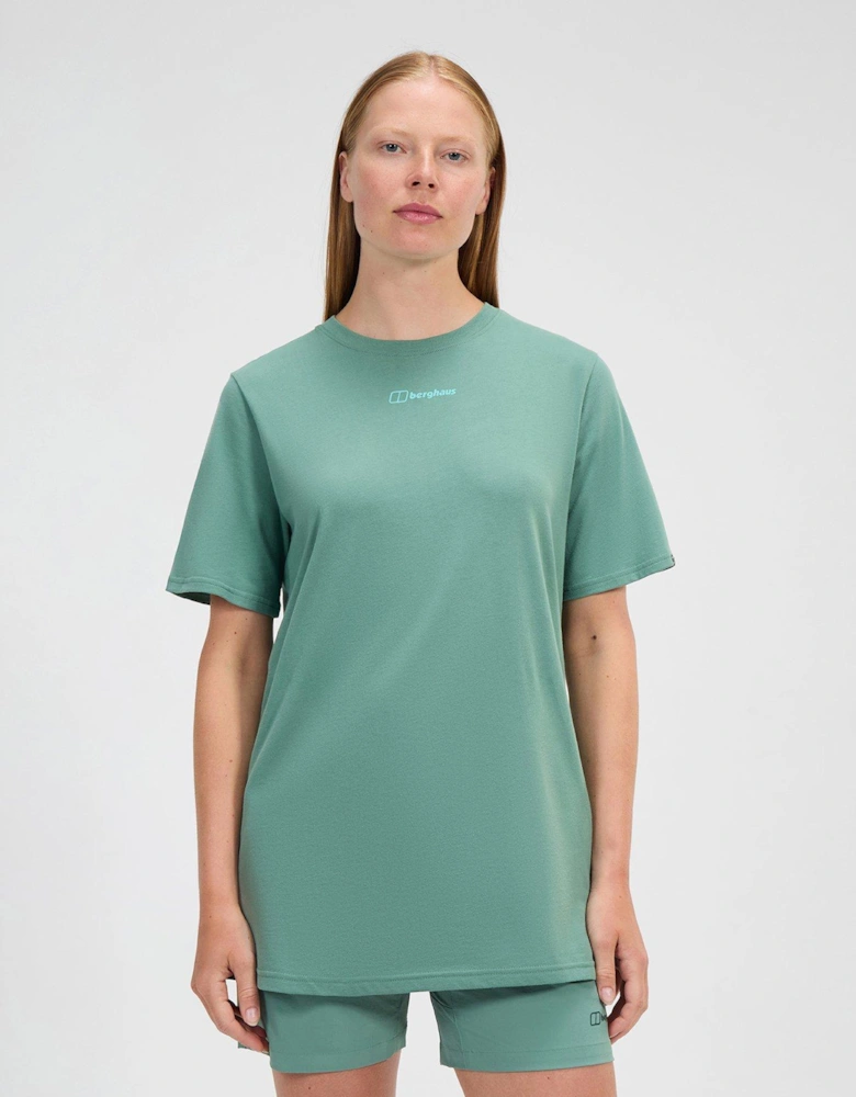 Womens Mount Botany Short Sleeve Tee - Green