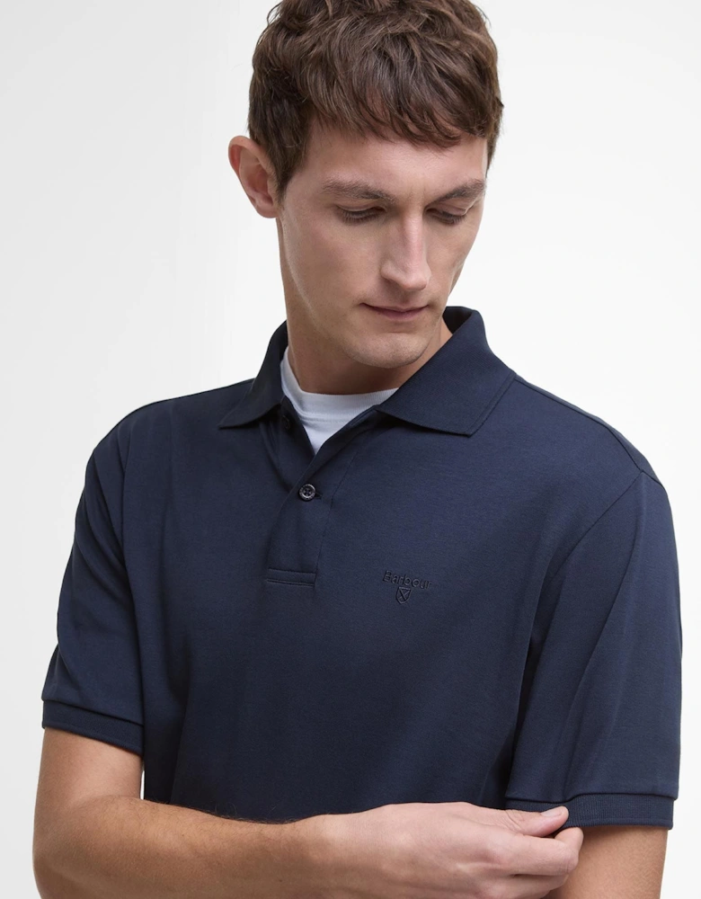 Hylton Interlock Polo NY91 Navy