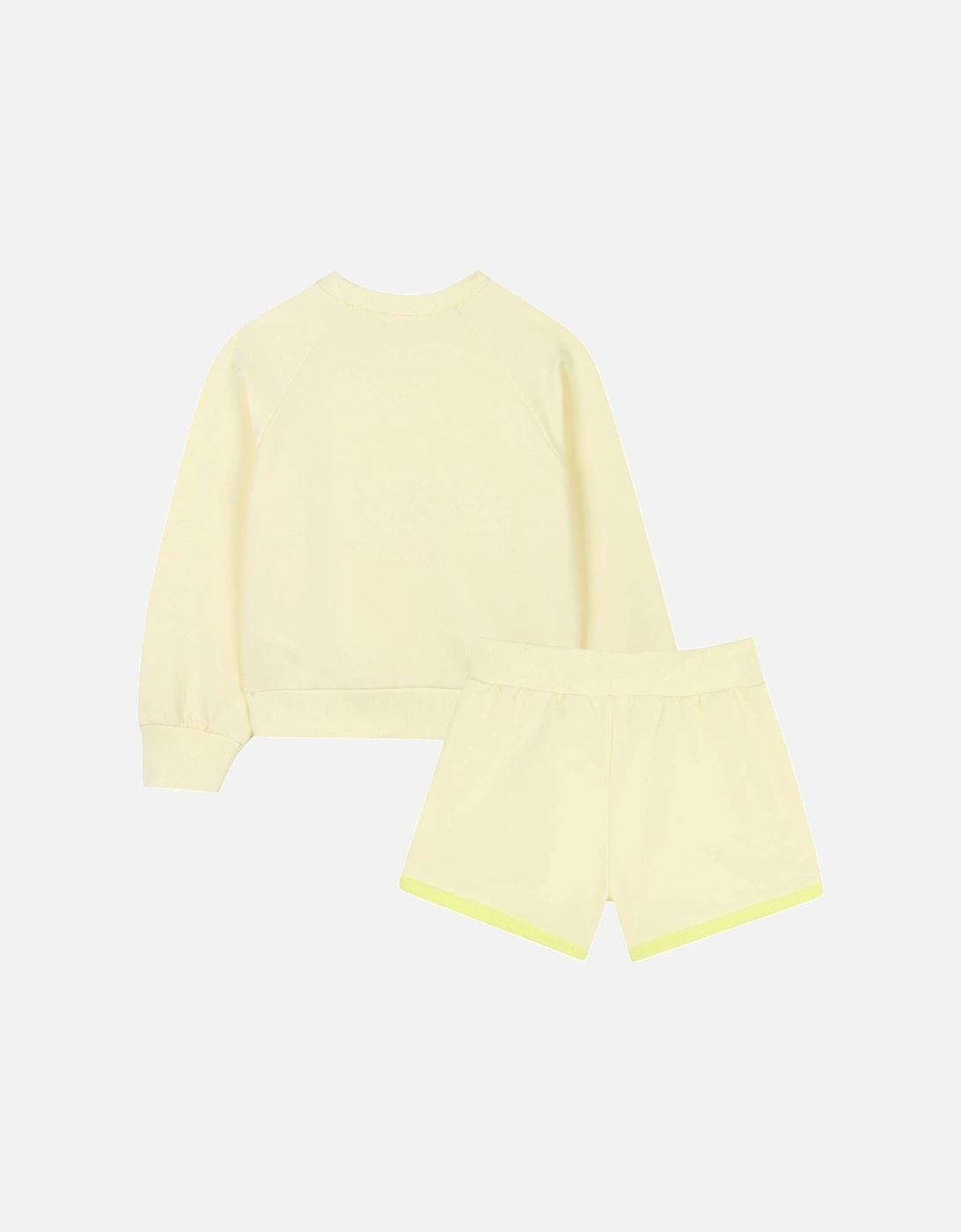 Girls Lemon Jumper Short Set