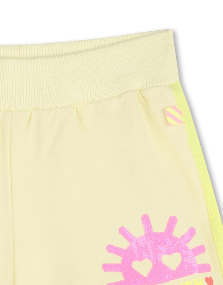 Girls Lemon Jumper Short Set