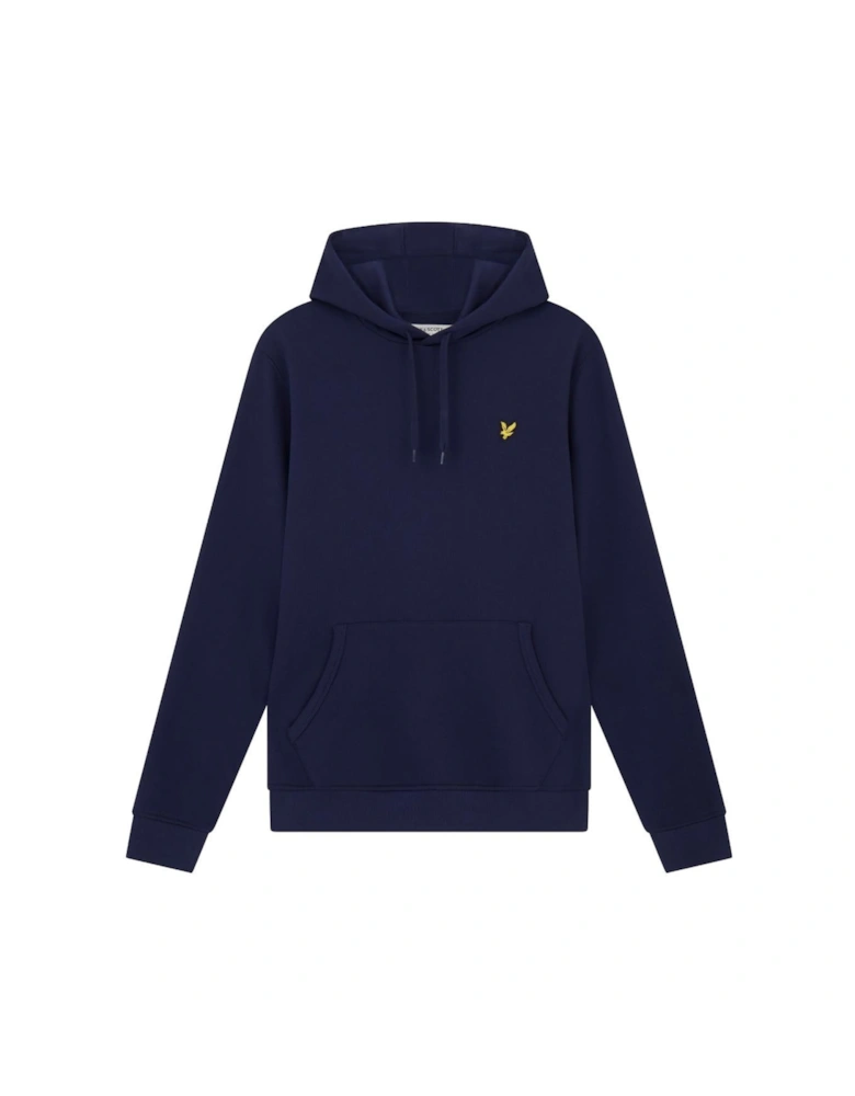 Lyle & Scott Branded Navy Blue Pull-over Hoodie