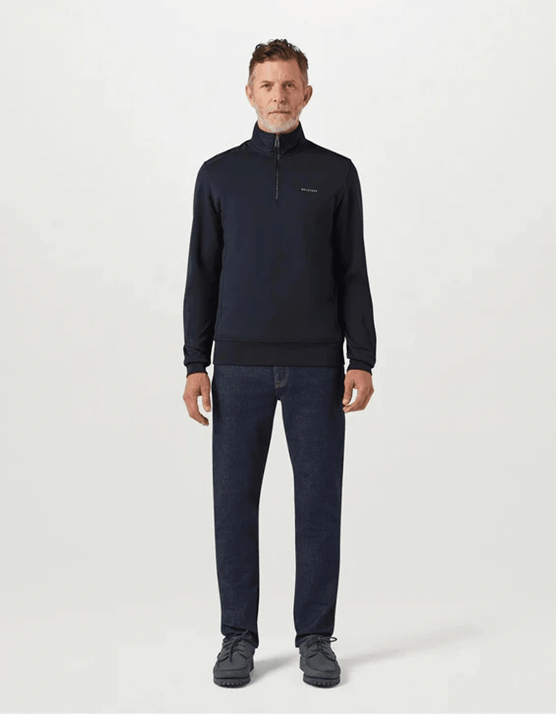 Alloy Mens Quarter Zip Sweatshirt, 4 of 3