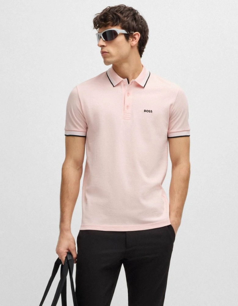 BOSS Green Paddy Contrast Mens Polo