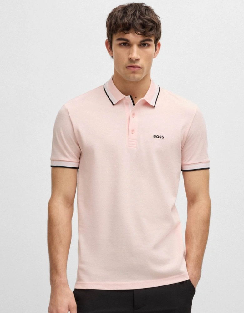 BOSS Green Paddy Contrast Mens Polo