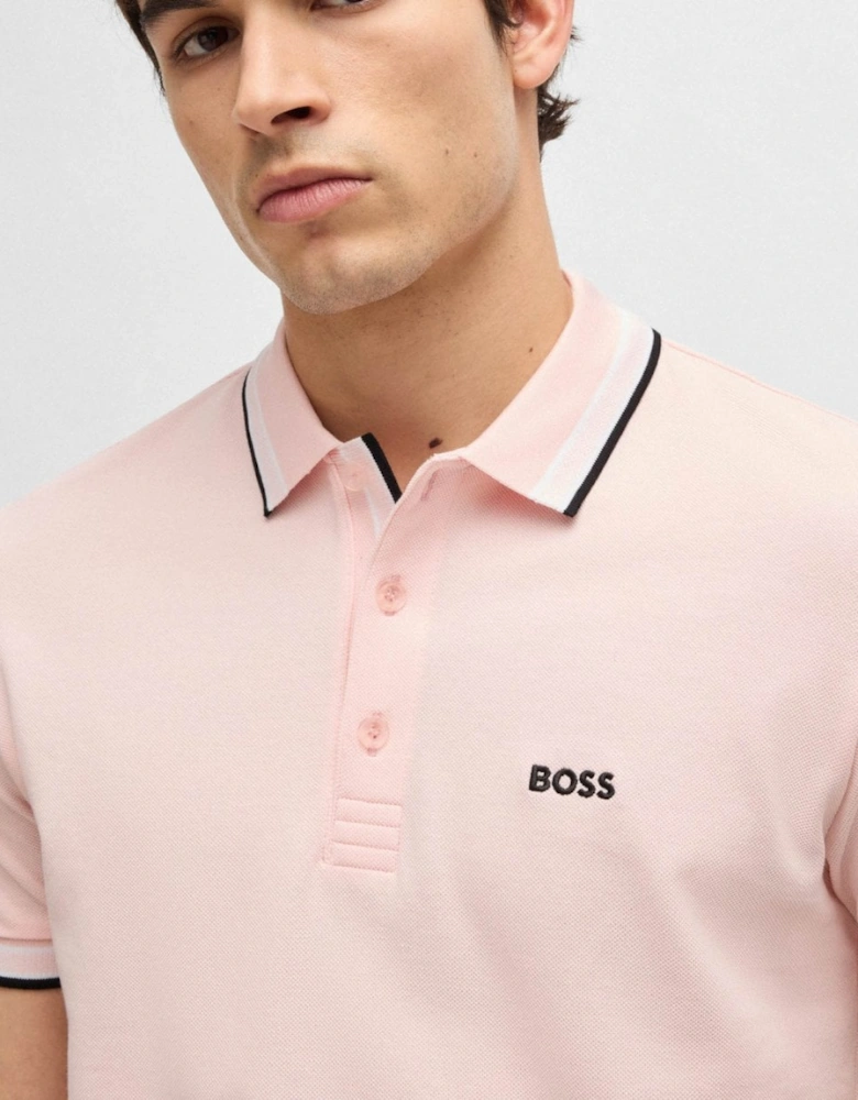 BOSS Green Paddy Contrast Mens Polo