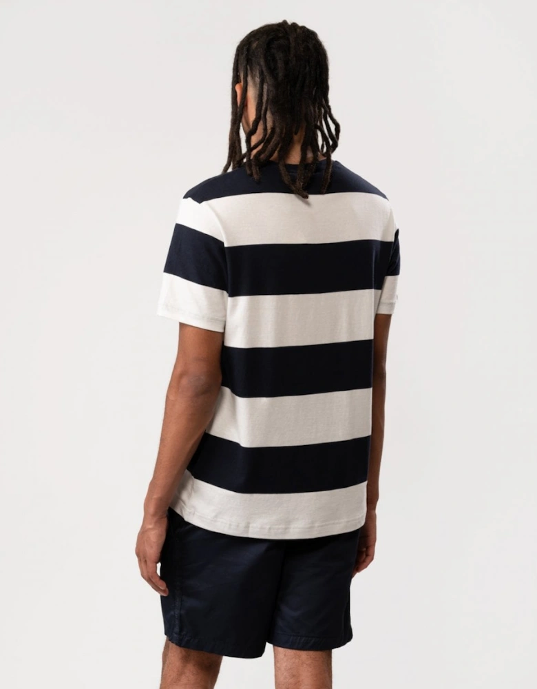 Mens Bar Stripe Short Sleeve T-Shirt