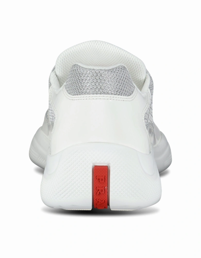 Prada Americas Cup Sneakers White & Grey Mesh