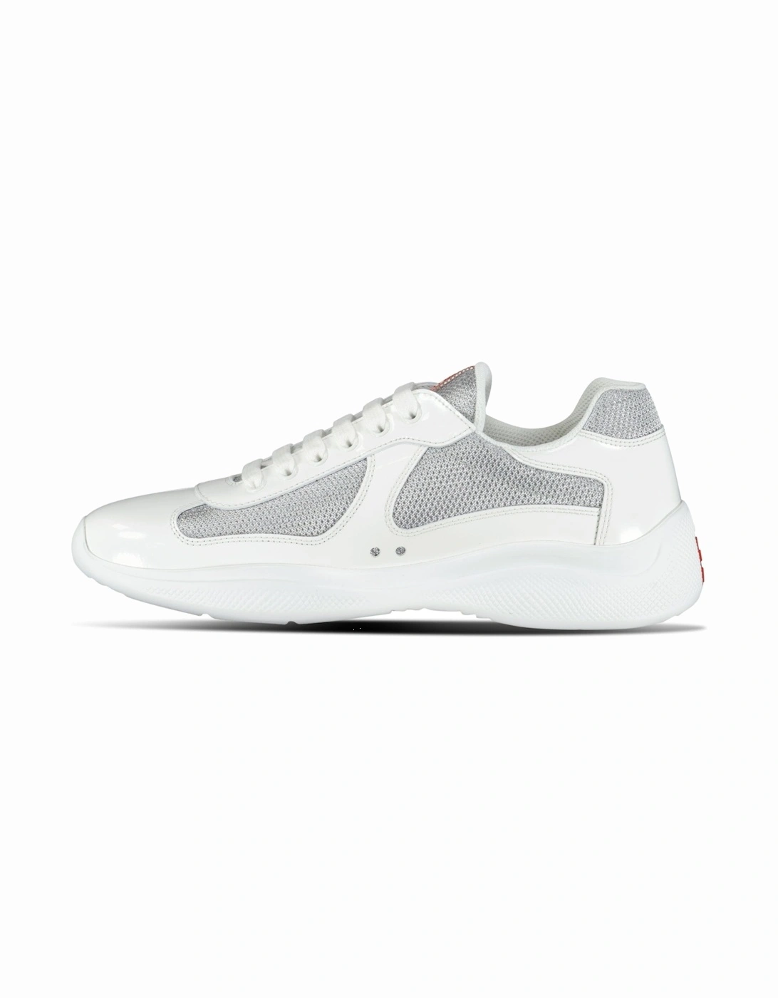 Prada Americas Cup Sneakers White & Grey Mesh