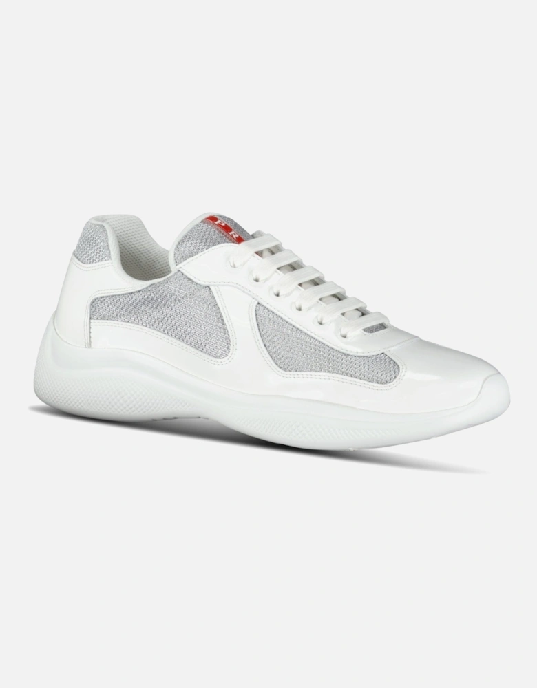 Prada Americas Cup Sneakers White & Grey Mesh