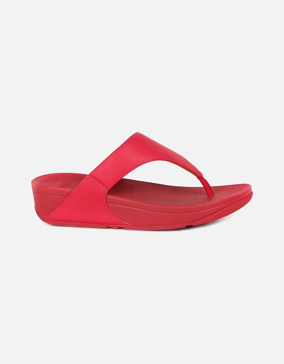 Lulu Leather Womens Toe Post Sandals